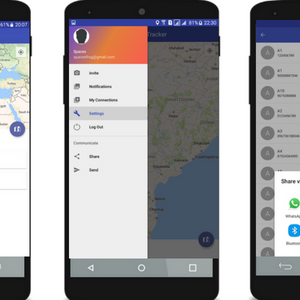 Tracking app with Firebase