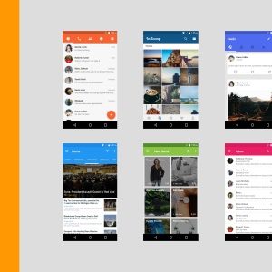 Android Material UI Template 4.0