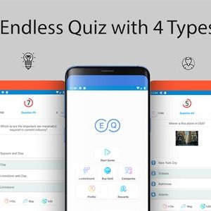 Endless Quiz with Admin Panel and Firebase Realtime