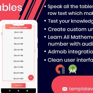 Maths tables memorizer : Maths Game