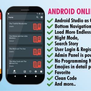Online Android Story App