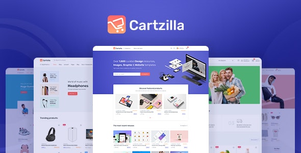 Cartzilla – Digital Marketplace & Grocery Store WordPress Theme 1.0.45