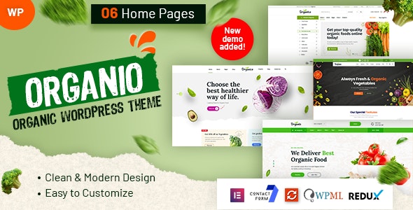 Organio – Organic Food Store WordPress 1.6.0