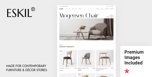 Eskil – Furniture Store WordPress Theme 1.3