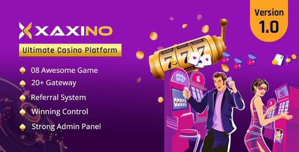 Xaxino – Ultimate Casino Platform 3.4