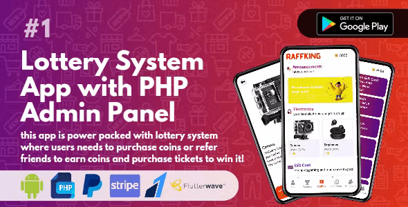 Raffle App || Lottery System Android App