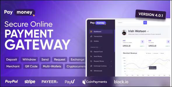 PayMoney – Secure Online Payment Gateway 4.3.4