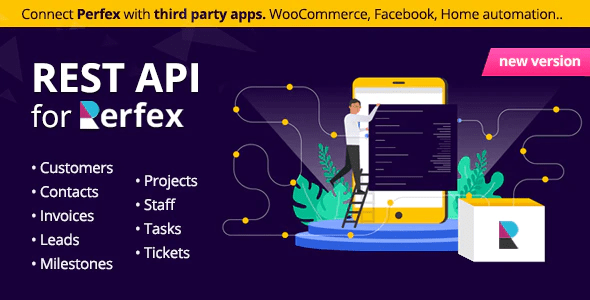 REST API module for Perfex CRM – Connect your Perfex CRM with third party applications 2.0.8