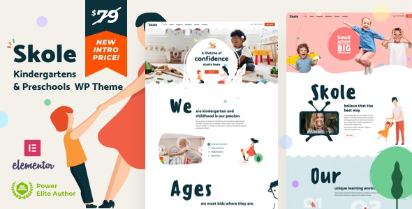 Skole – Kids School WordPress Theme 14.5
