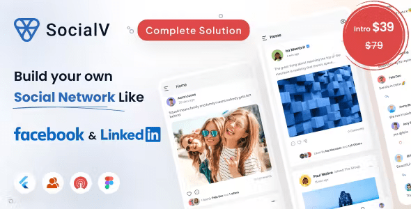 SocialV – Social Network Flutter App with BuddyPress (WordPress) Backend 9.0.3