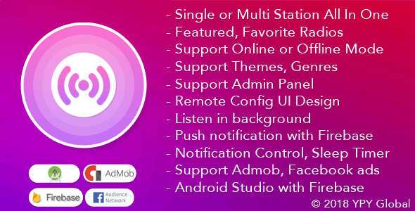 XRadio – Best Radio Template For Android 5.2