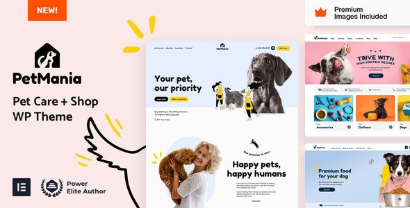 PetMania – Pet Care Shop Ecommerce WordPress Theme 14.0