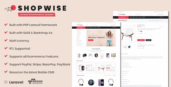 Shopwise – Laravel Ecommerce Multilingual System