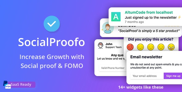 Social Proof – Skyrocket Conversions & Growth ( SaaS Platform )