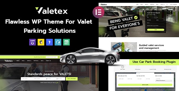 Valetex – Valet & Parking Services WordPress Theme 1.3