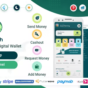 6Cash - Digital Wallet Mobile App with Laravel Admin Panel 4.6