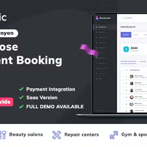 Booknetic – WordPress Booking Plugin for Appointment Scheduling [SaaS Version] 2.6.2