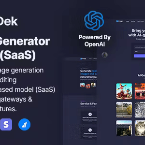 ImageDek – AI Image Generator Assistant (SaaS)
