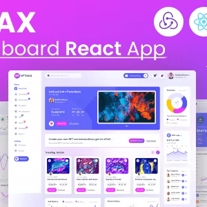 NFTMAX- NFT React Admin  Dashboard Template 3.2.0