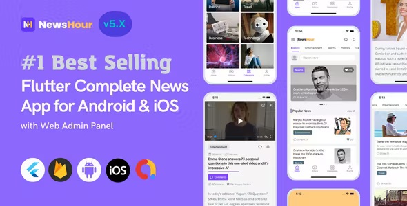 News Hour - Flutter News App for Android & iOS with Admin Panel 6.0.2