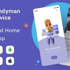 Handyman Service - On-Demand Home Service Flutter App with ChatGPT Integration 11.13.2