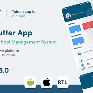 Teacher Flutter App - eSchool Virtual School Management System