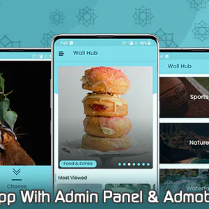 Wall Hub - Android Wallpapers App - Admob  FAN