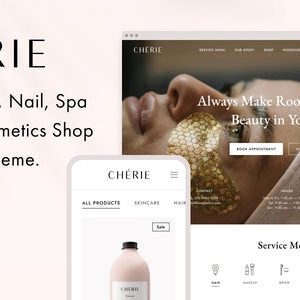 Chérie — Beauty Salon Spa WordPress 4.8