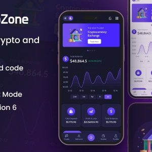 CryptoZone - React Native Cryptocurrency Mobile App Template