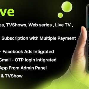 DTLive – Flutter App (Android – iOS – Website – AndroidTV) Movies – TV Series – Live TV Channel OTT [Extended Version]