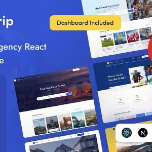 GoTrip - Travel  Tour Agency React NextJS Template