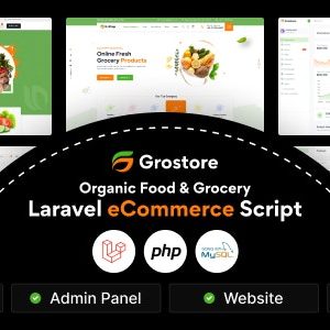 GroStore - Food & Grocery Laravel eCommerce with Admin Dashboard 4.5.0