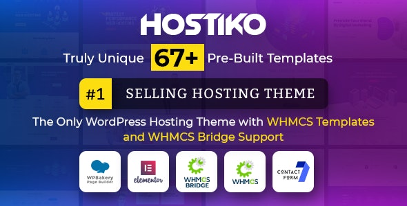 Hostiko - Hosting WordPress & WHMCS Theme 94.0.0