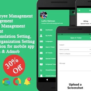 M Ticket Flutter + PHP Laravel Admin Panel
