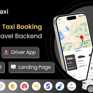 Taxi - Flutter Online Taxi Booking Full Solution with Bidding | User | Driver | Admin Laravel Panel 19.0