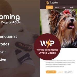 Grooming - Pet Shop  Veterinary Physician WordPress Theme