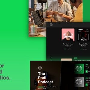 Podi - A Template for Podcasts and Podcast Studios