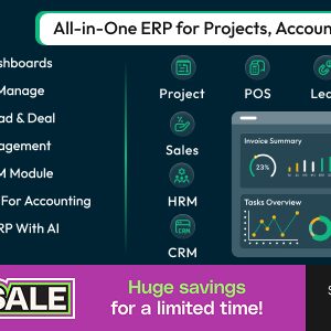 ERPGo SaaS - All In One Business ERP With Project, Account, HRM, CRM & POS 8.0